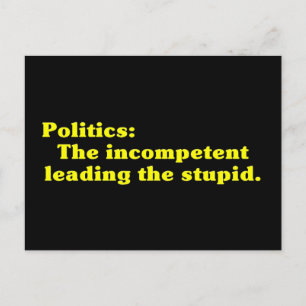 Definition av politik vykort