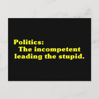 Definition av politik vykort