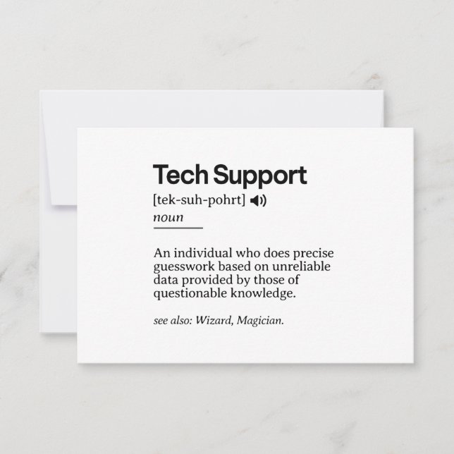Definition av praktisk teknisk support | Minimalis (Framsida)