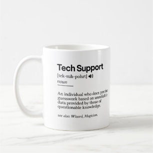 Definition av praktisk teknisk support Minimalis Kaffemugg