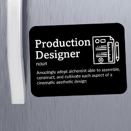 Definition av produktionsdesigner - film 3 tum x 4 magnet