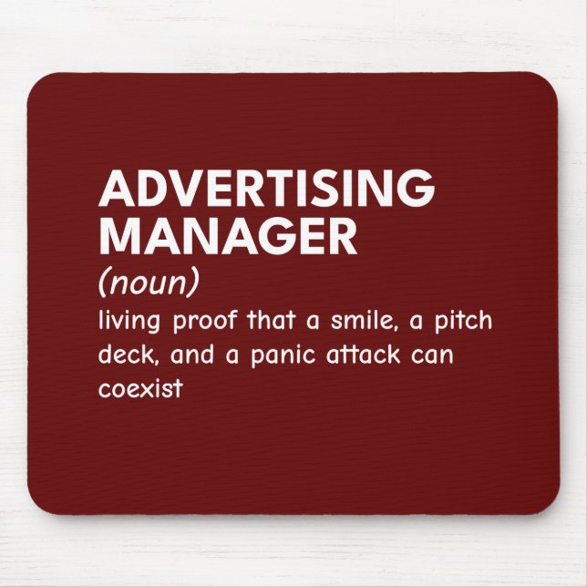 Definition av Relatable Marknadsföring Manager Musmatta (Framsidan)