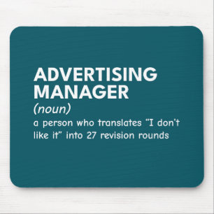 Definition av roligt Marknadsföring Manager Musmatta