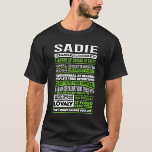 Definition av Sadie Girl Namn T Shirt