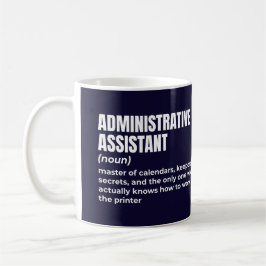 Definition av Sarcastic Administrative Assistant Kaffemugg