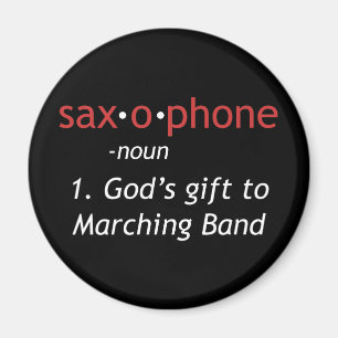 Definition av saxofon magnet