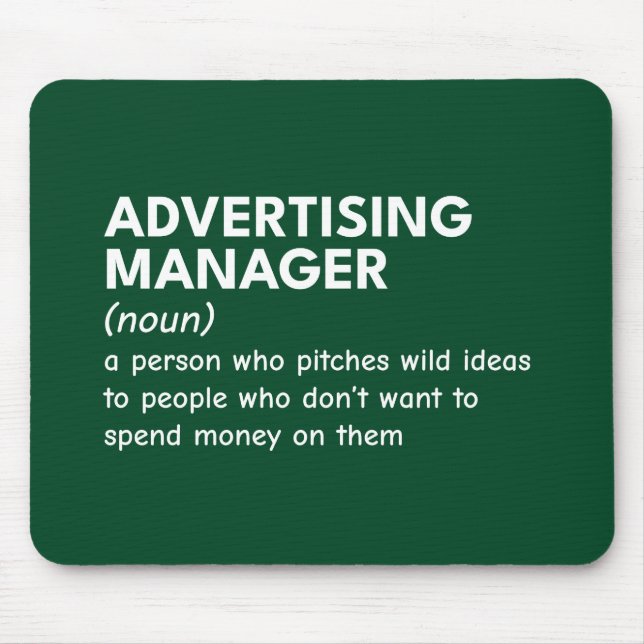 Definition av Smart Marknadsföring Manager Musmatta (Framsidan)