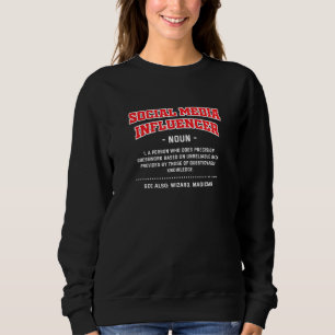 Definition av social medieinfluerare   Innehållssk T Shirt