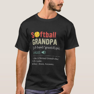 Definition av Softball Player Sport Softball Grand T Shirt