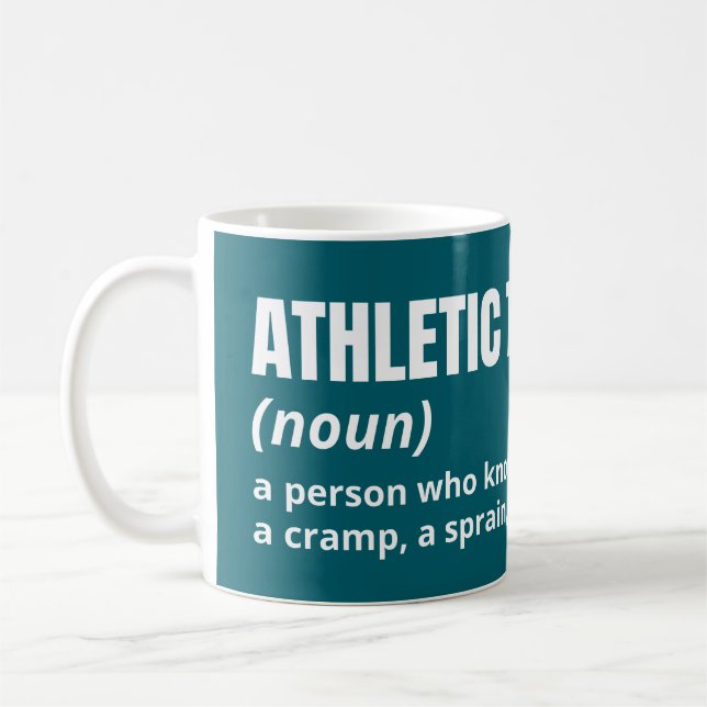Definition av sporttränare - Athletic Trainer Mugg (Vänster)