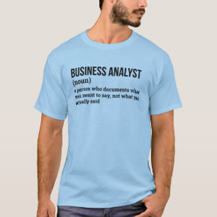 Definition av strategisk analytiker t shirt