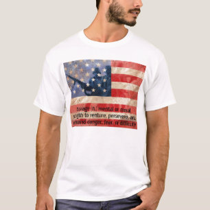 Definition av T-tröja för kuragearmémanar Tee Shirt