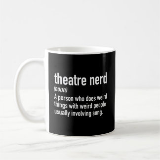 Definition av teater kaffemugg