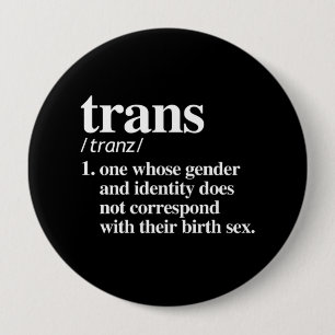 definition av trans. - - LGBT-definitioner - Knapp