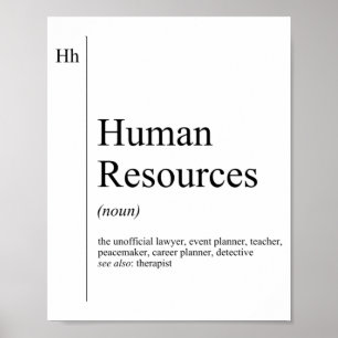 Definition av underbara mänskliga resurser poster