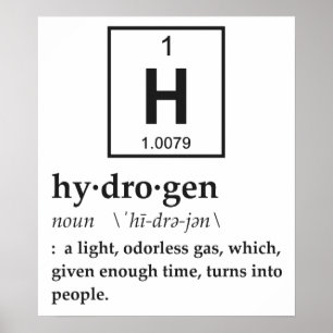 Definition av väte poster