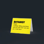 Definition av växtbiolog Humor Tack Kort<br><div class="desc">Växtbiologen Humor Definition A roligt och witty definition tack vare kortet för växtbiologer,  forskare och ekologi älskare. Oavsett om du vill tacka en professor eller medarbetare,  så ger den här designen humor en uppriktig uppskattning. Underbaren för botanist tack för dina kort och miljövetenskap älskare.</div>