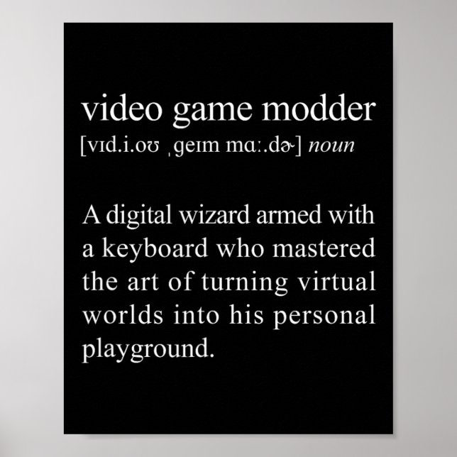 Definition av videospelsmodulen - videospelsändrin poster (Framsidan)