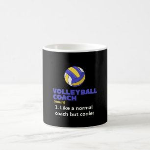 Definition av Volleyball Coach Kaffemugg