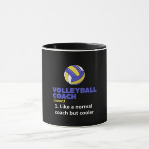Definition av Volleyball Coach Mugg