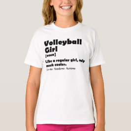 Definition av Volleyball Funny Dictionary T Shirt