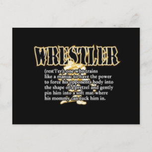 Definition av Wrestler Vykort
