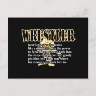 Definition av Wrestler Vykort