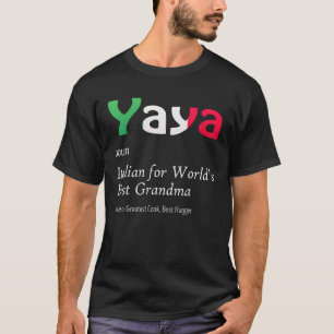 Definition av Ya Världsmästare Italienska Funny T Shirt