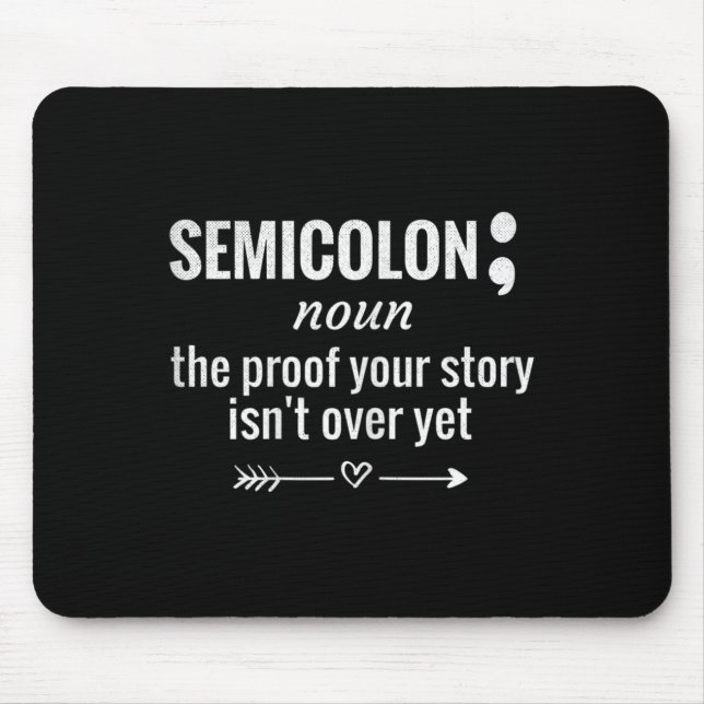 Definition Awareness Semicolon Suicide Prevention Musmatta (Framsidan)