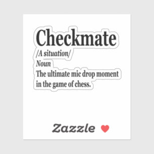 Definition Chess Älskare Klistermärken