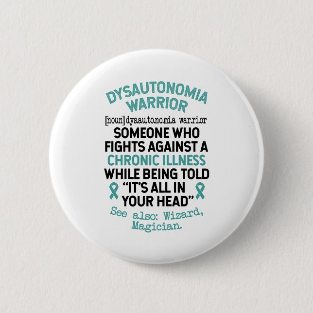 Definition Dysautonomia Warrior Knapp (Framsida)