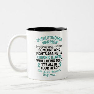 Definition Dysautonomia Warrior Två-Tonad Mugg
