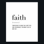 Definition Faith Poster<br><div class="desc">Definition Faith</div>