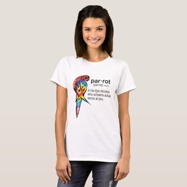 Definition för Tiefärgpapegoja T-shirt (Hel framsida)