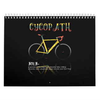 Definition Funny Cycling Addict Gift för Kalender