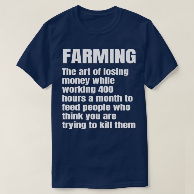 Definition Funny Farmer Agriculture Gift I T Shirt (Design framsida)