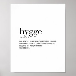 Definition Hygge Poster