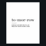 Definition i morgon poster<br><div class="desc">Definition i morgon</div>