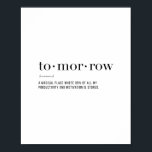 Definition i morgon poster<br><div class="desc">Definition i morgon</div>