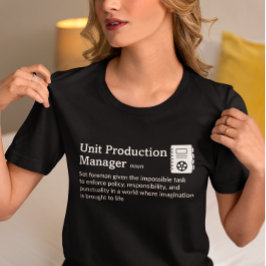 Definition Mörk i Produktipn Manager - Film T Shirt