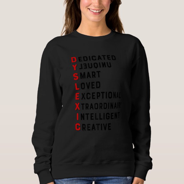 Definition of Dyslexia Awareness Interventionist T T Shirt (Framsida)