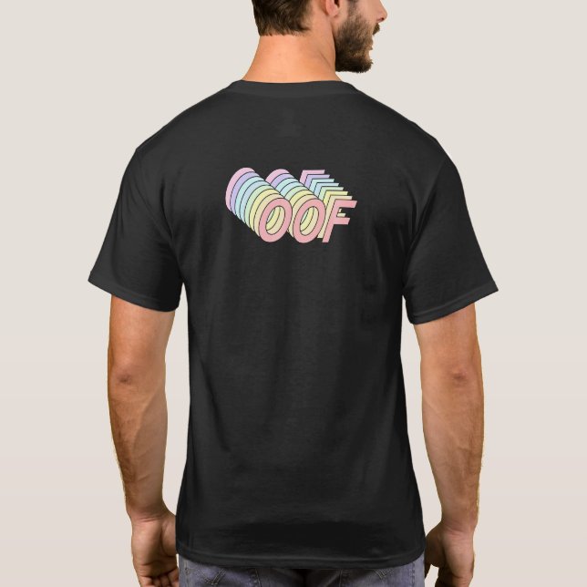 Definition Oof Oof Dank Meme Meaning T Shirt (Baksida)