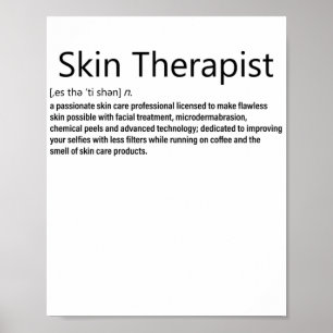 Definition Skincare älskare Poster