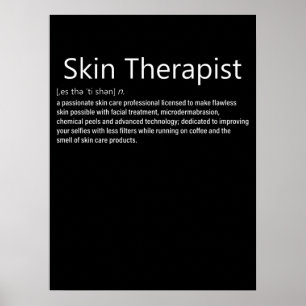 Definition Skincare älskare Poster