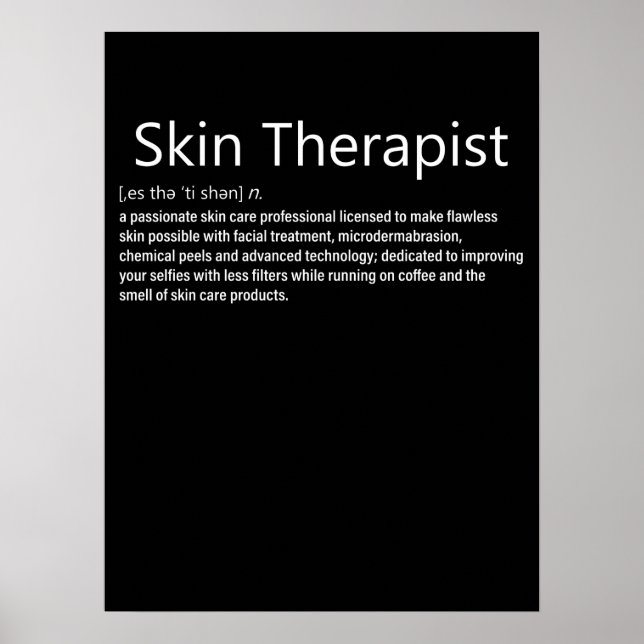 Definition Skincare älskare Poster (Framsidan)