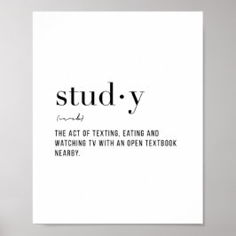 Definition Study Poster