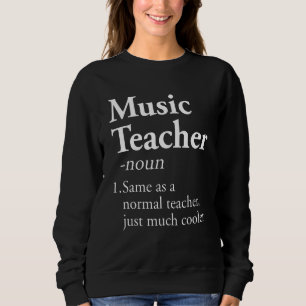 Definition Teaching Back to school för musiklärare T Shirt