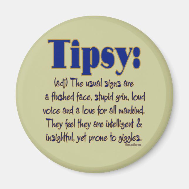 Definition Tipsy Magnet (Framsidan)