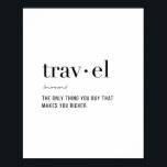 Definition Travel Poster<br><div class="desc">Definition Travel</div>