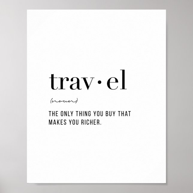 Definition Travel Poster (Framsidan)